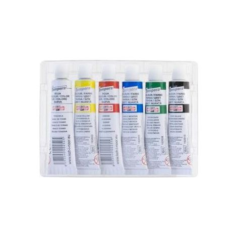 Farby Tempera Koh-i-Noor 6 kolorów x 16ml - 2